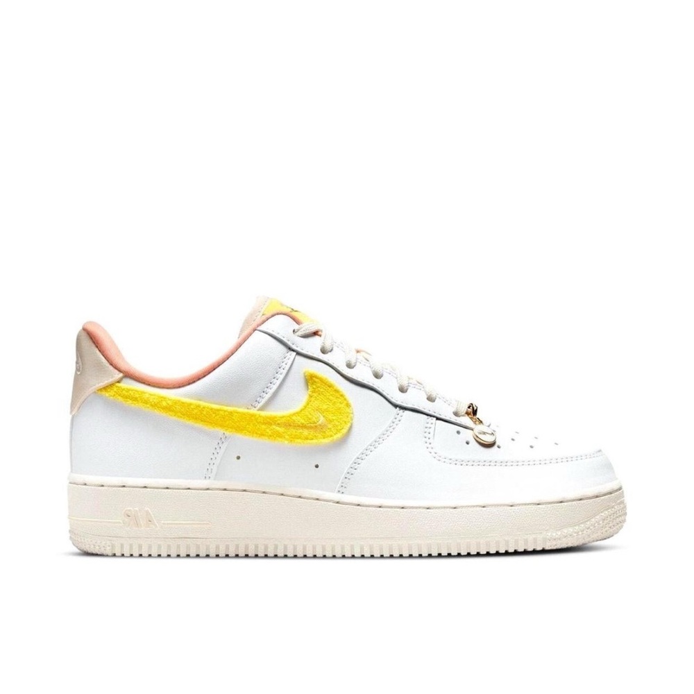 White and Yellow Sneakers